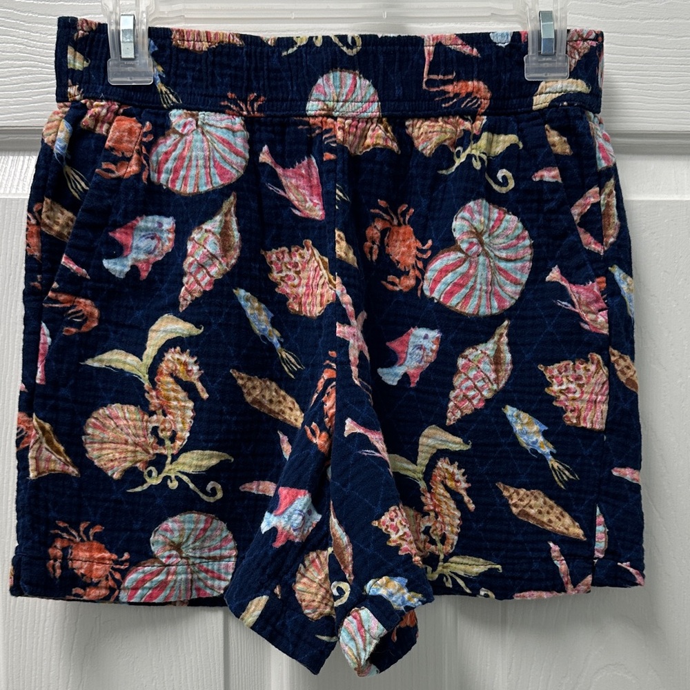 Talbots‎ Ocean Theme Patterned Women Shorts Flawed